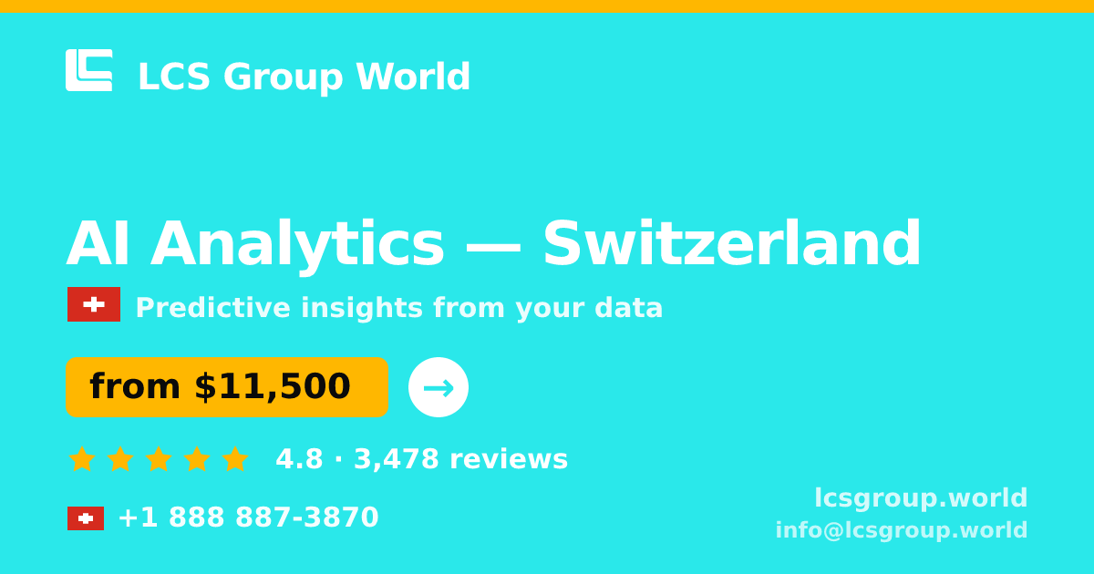 AI Analytics in Basel — from $15,000, rated 5/5 by 1852 clients. LCS Group World.