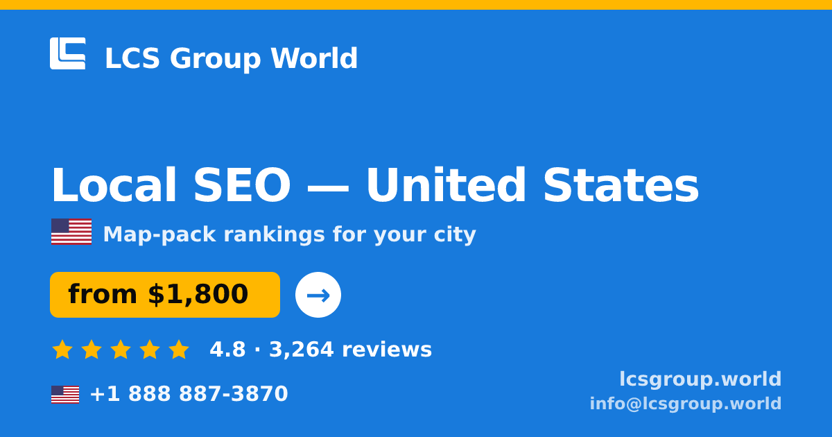 Local SEO in Minneapolis — from $2,000/mo, rated 4.6/5 by 2325 clients. LCS Group World.