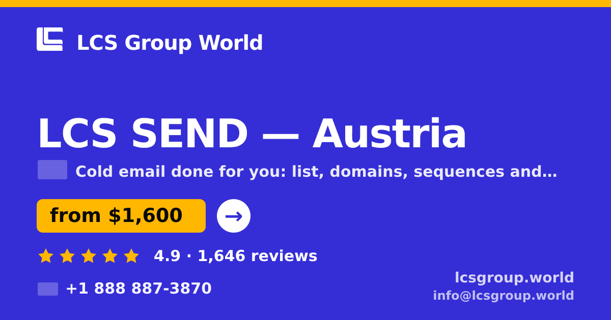 LCS SEND in Linz — from $1,900/mo, rated 4.6/5 by 975 clients. LCS Group World.
