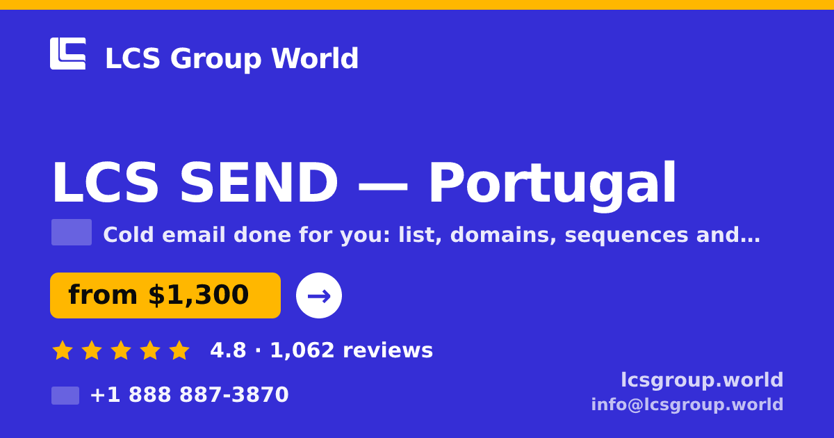 LCS SEND in Lisbon — from $1,300/mo, rated 4.9/5 by 596 clients. LCS Group World.